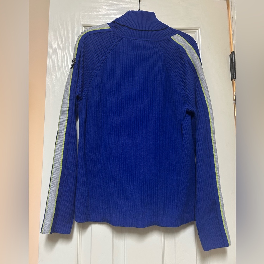 Talbots Cobalt Blue Turtleneck Sweater - Picture 3 of 9
